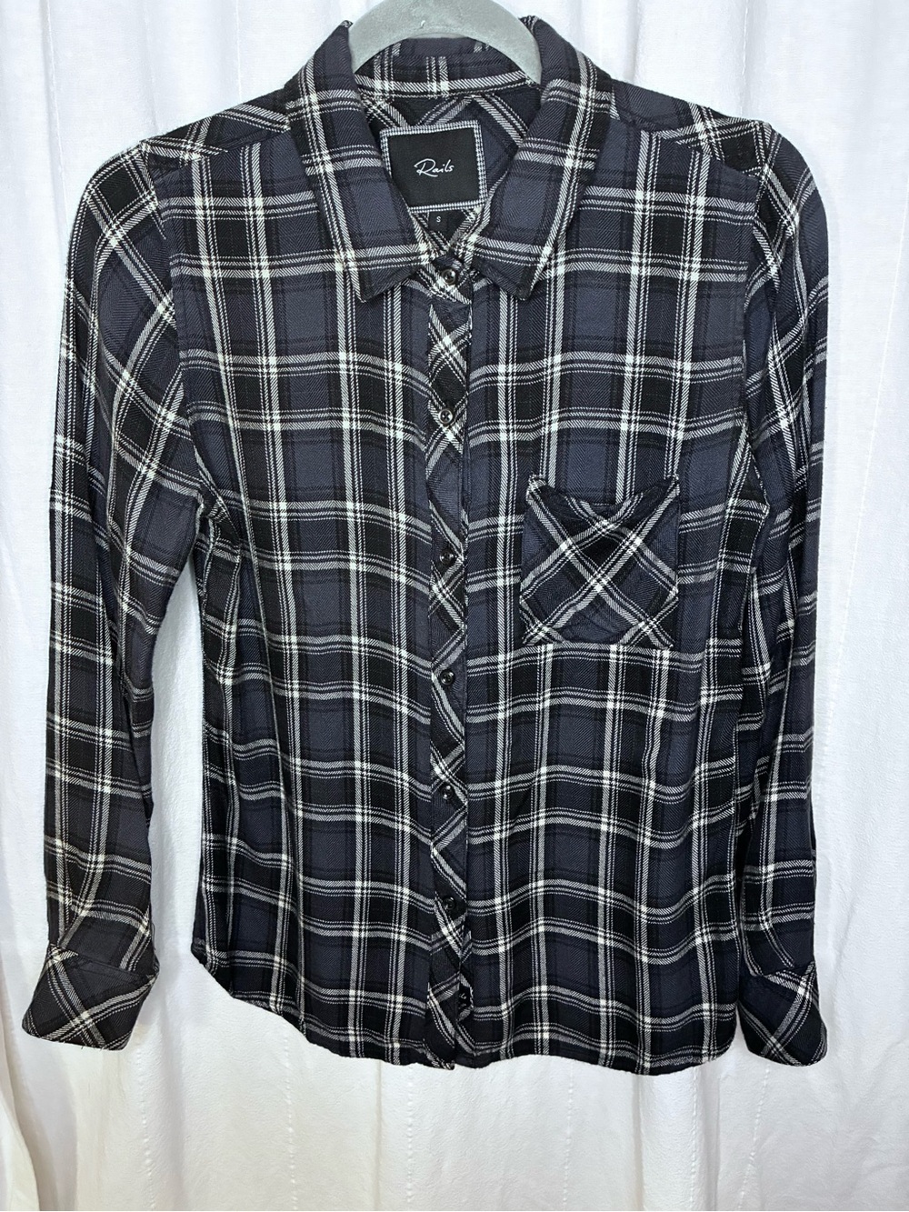Rails Chico Petit Plaid Woman’s Shirt Western Cowgirl (09G0519)